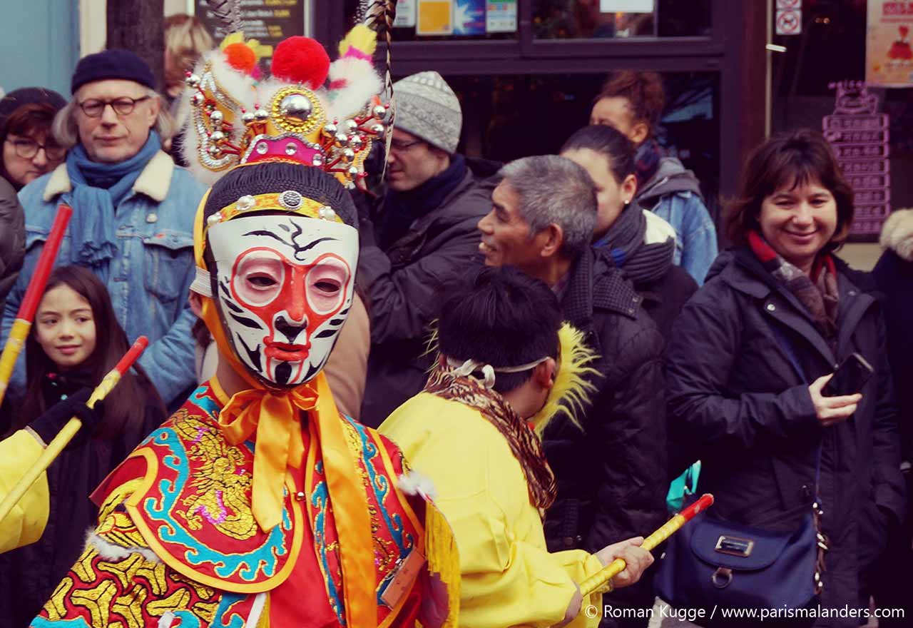 Chinesisches Neujahrsfest Paris Umzug