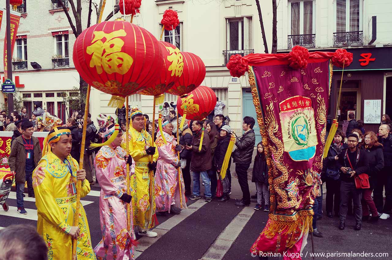Chinesisches Neujahrsfest Paris Umzug