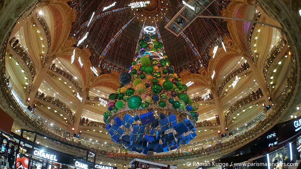 Weihnachtsbaum Galerie Lafayette Paris