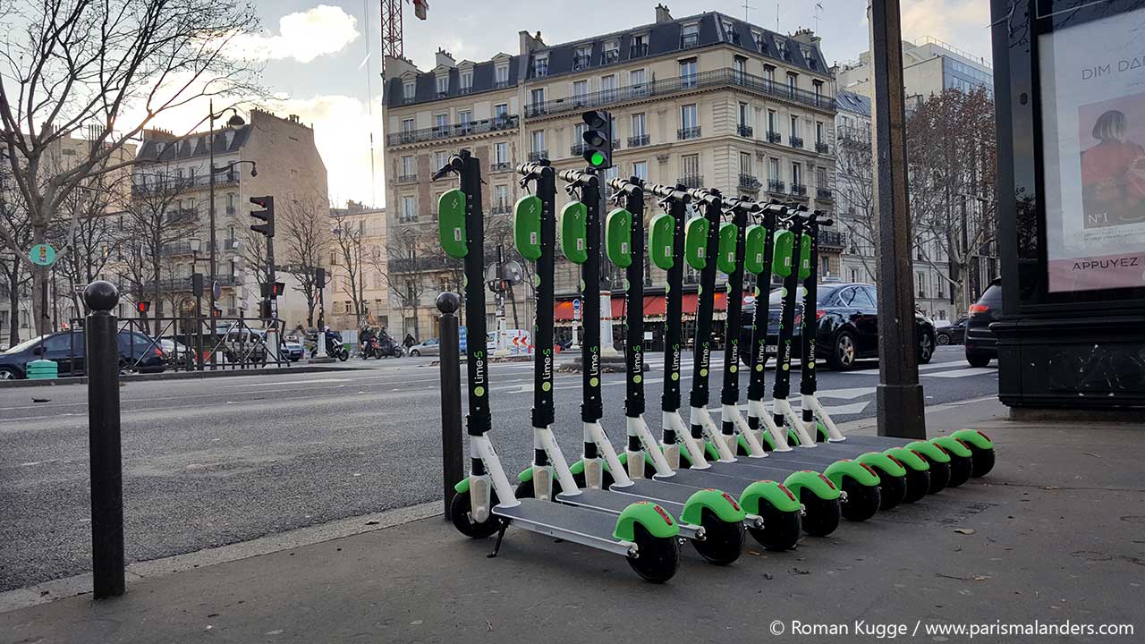 Elektroroller Paris