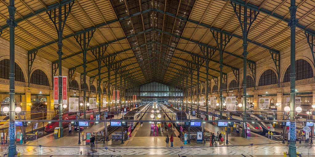 Bahnhof Paris Gare du Nord Nordbahnhof