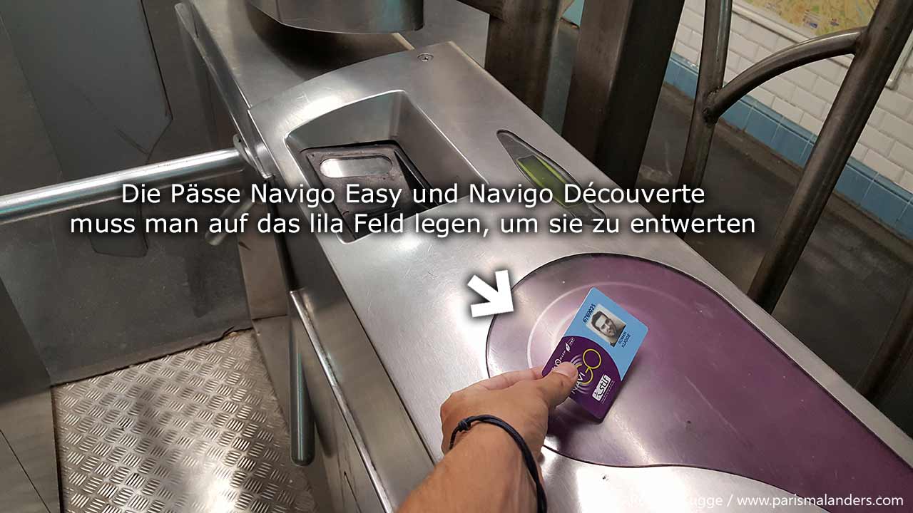 Navigo Pass entwerten