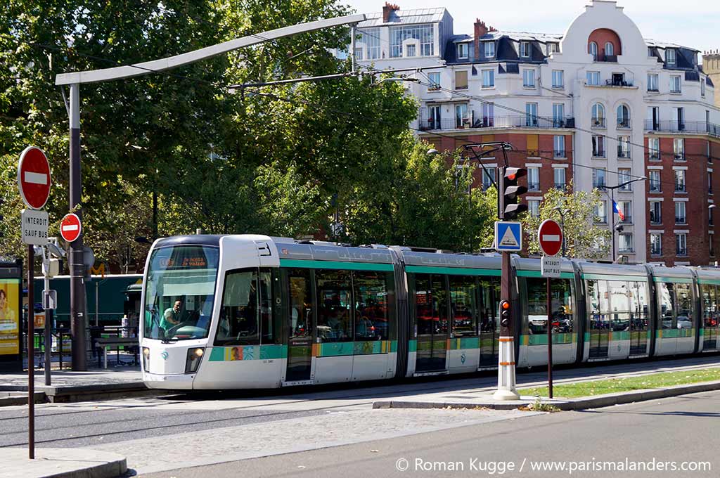 Tram Straßenbahn Paris