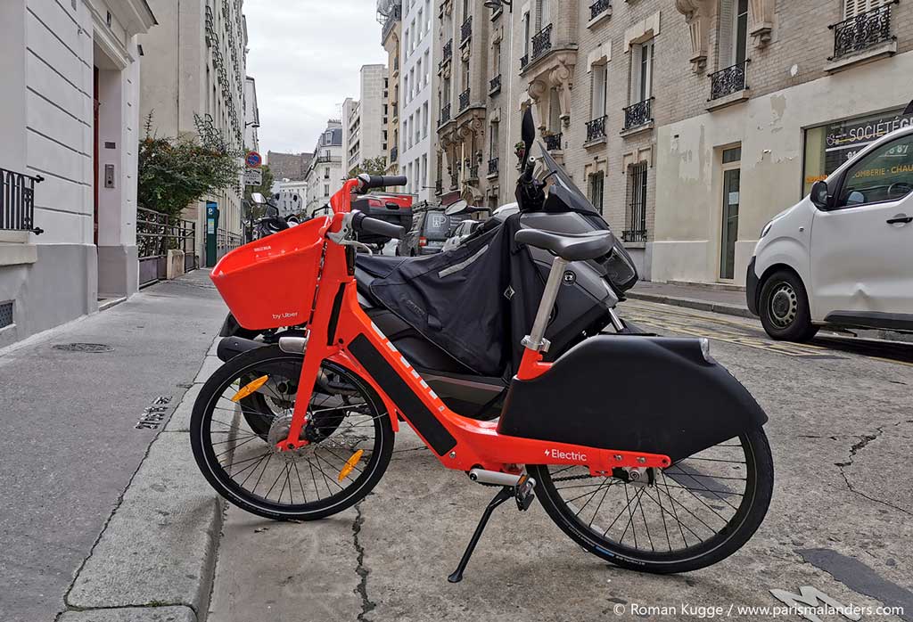 Jump Uber Fahrräder Paris