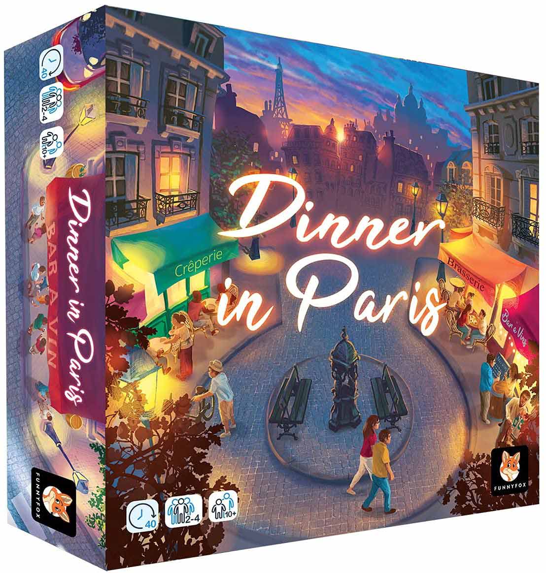 Paris-Brettspiel Dinner in Paris 1