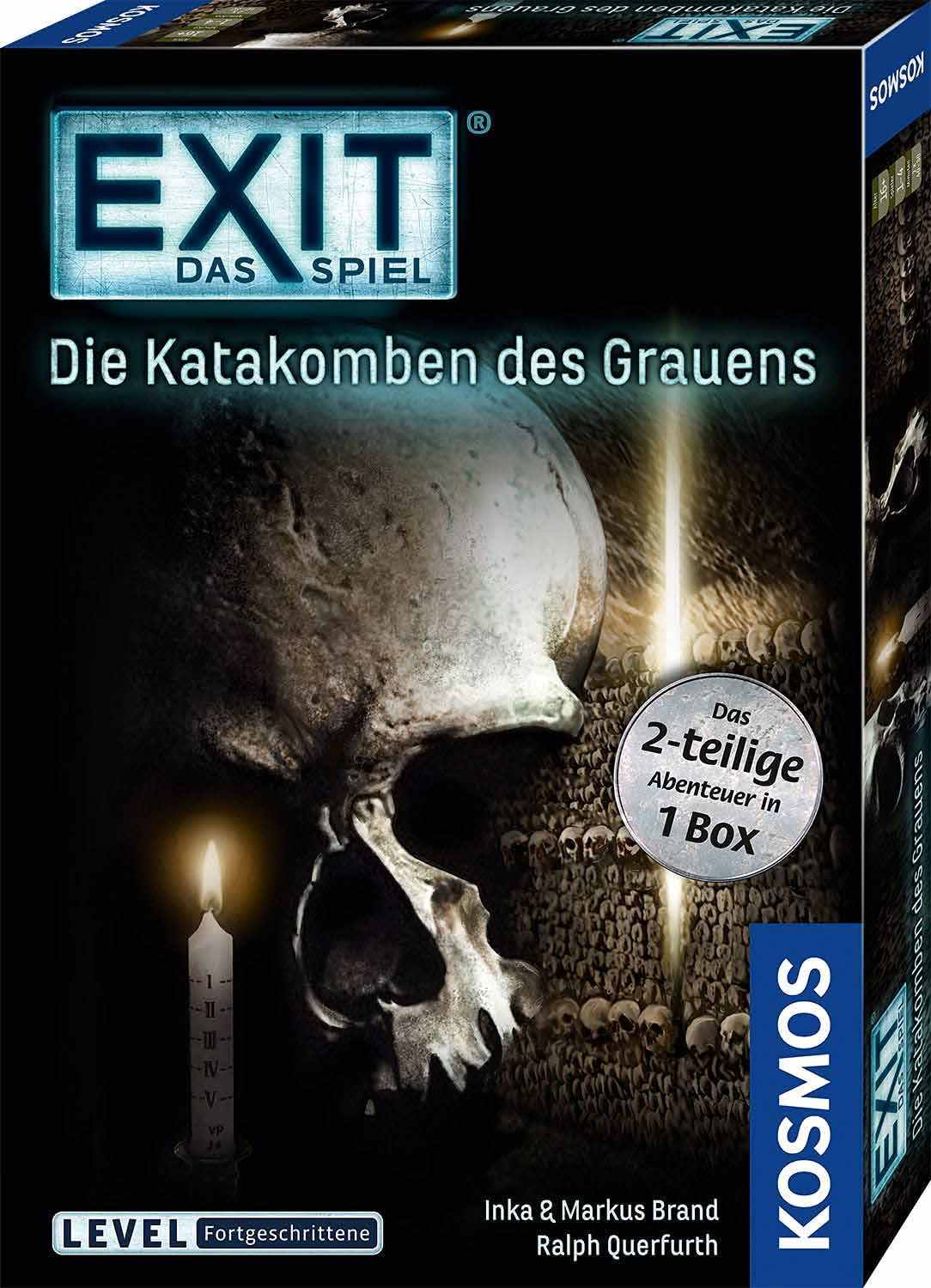 Paris Brettspiel Exit Escape Game Die Katakomben des Grauens