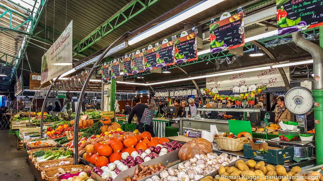 Markt Marché des Enfants Rouges Paris